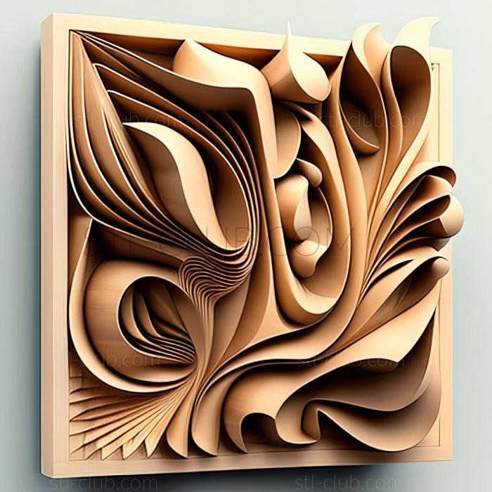 3D model st abstract art (STL)